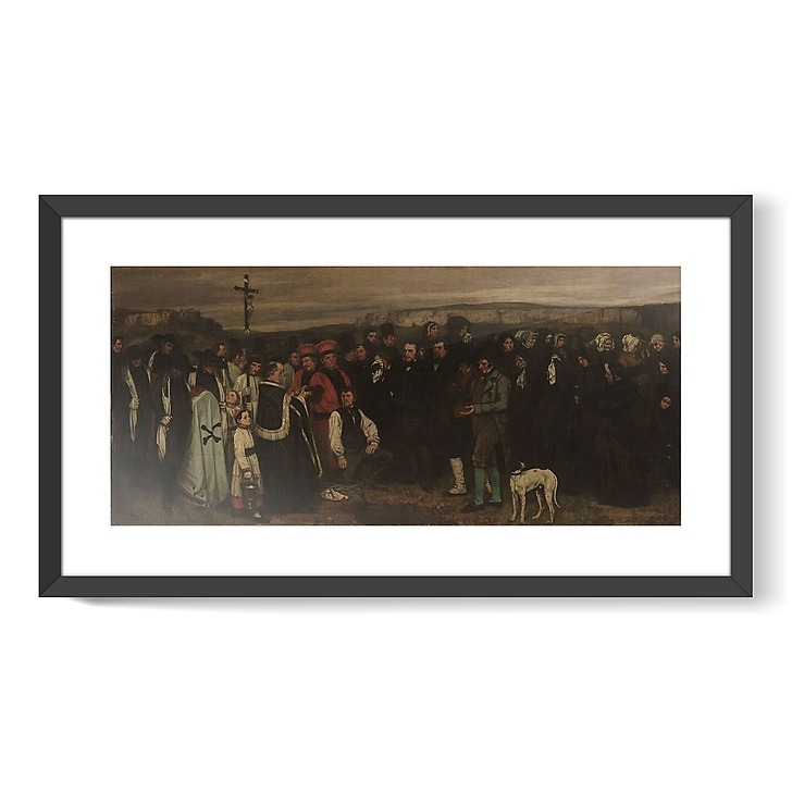 A Burial At Ornans Framed Art Prints Boutiques De Mus Es