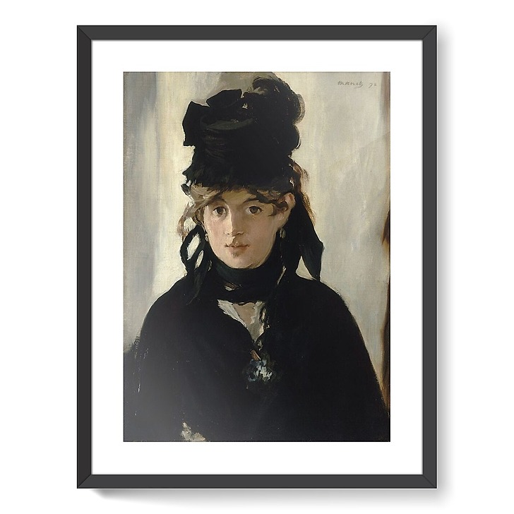 Berthe Morisot With A Bouquet Of Violets Framed Art Prints