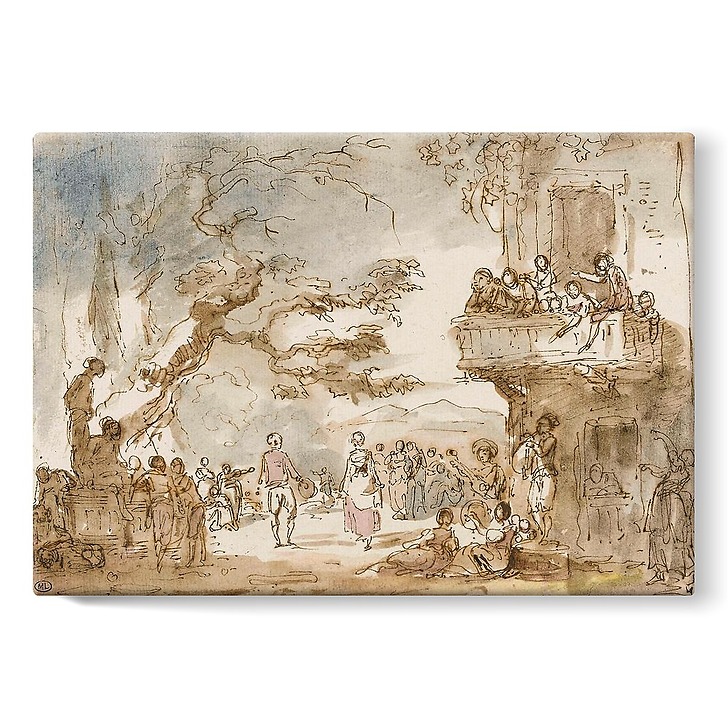 Danse villageoise toiles sur châssis Boutiques de Musées