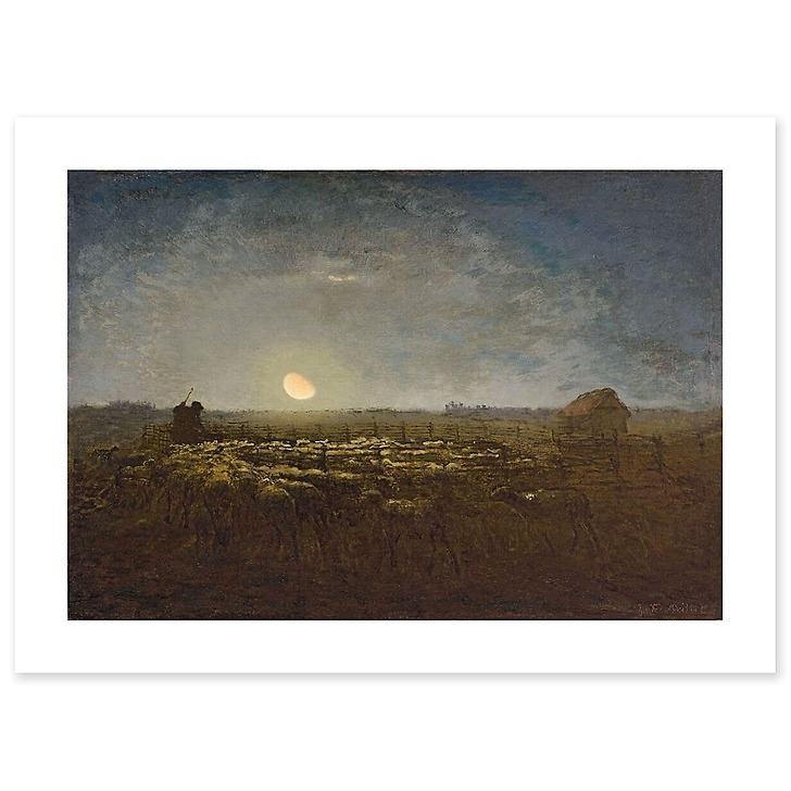 Le Parc Moutons Clair De Lune Affiches D Art Boutiques De Mus Es